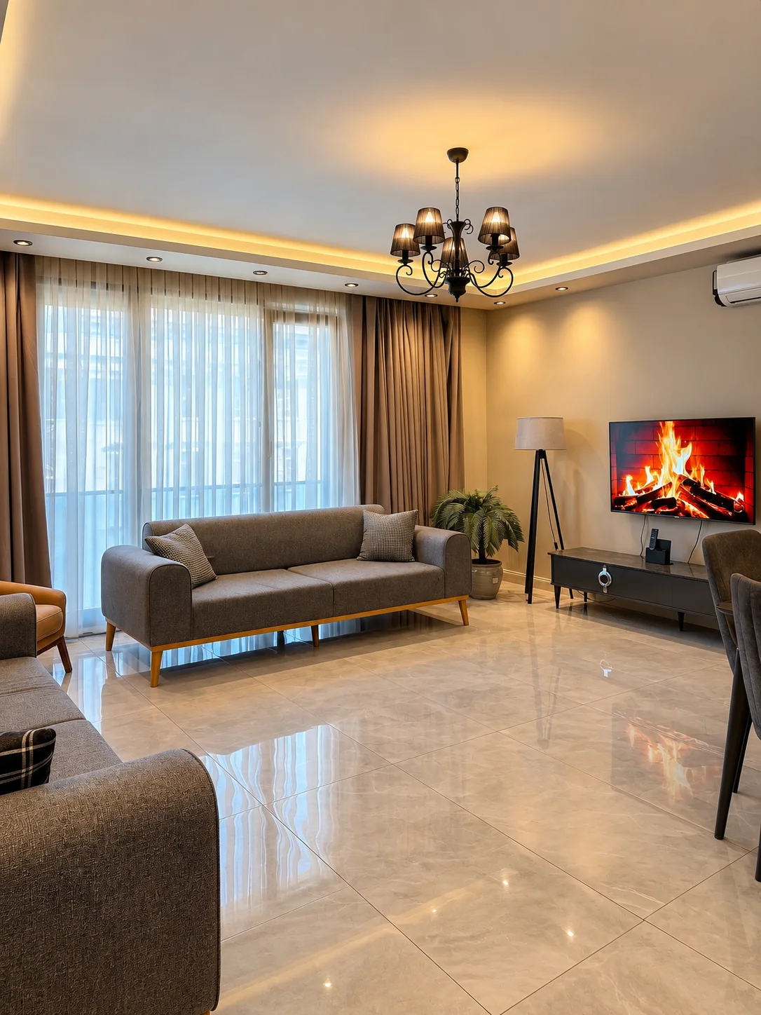Şehir Residence — Salonun genel görünümü
