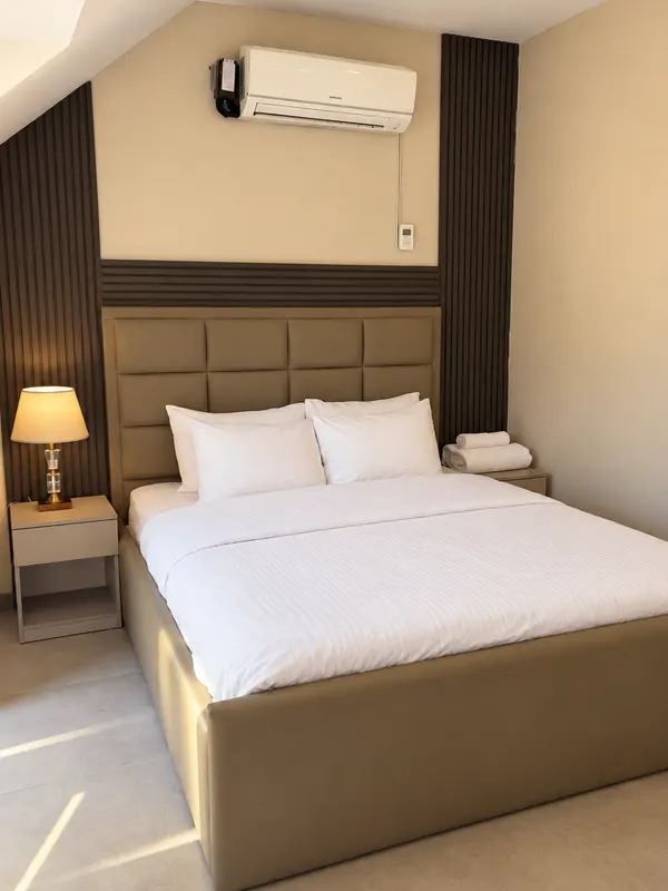 Çatı Residence — Yatak odasının genel görünümü