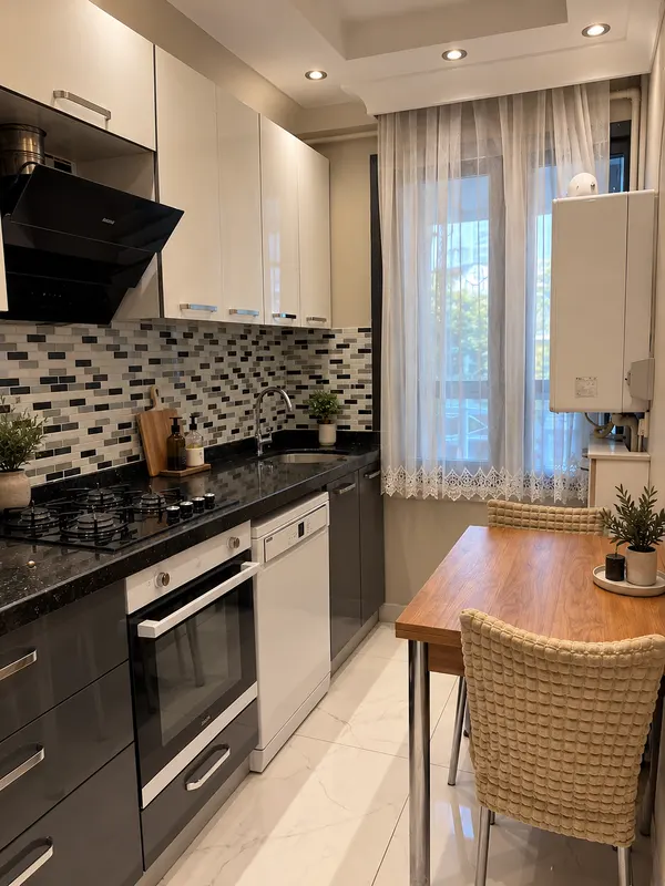 Botanik Residence — Mutfak tezgâhı